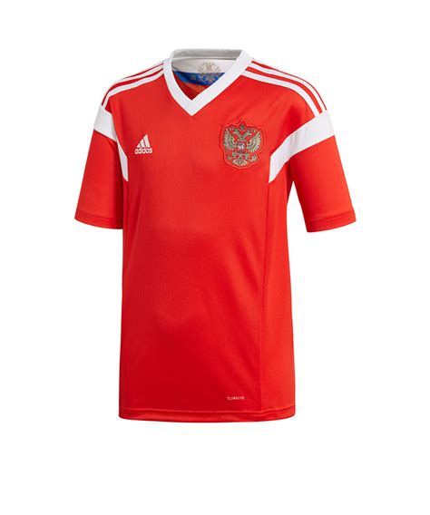 adidas Russland Trikot Home WM 2018 Rot Weiss 